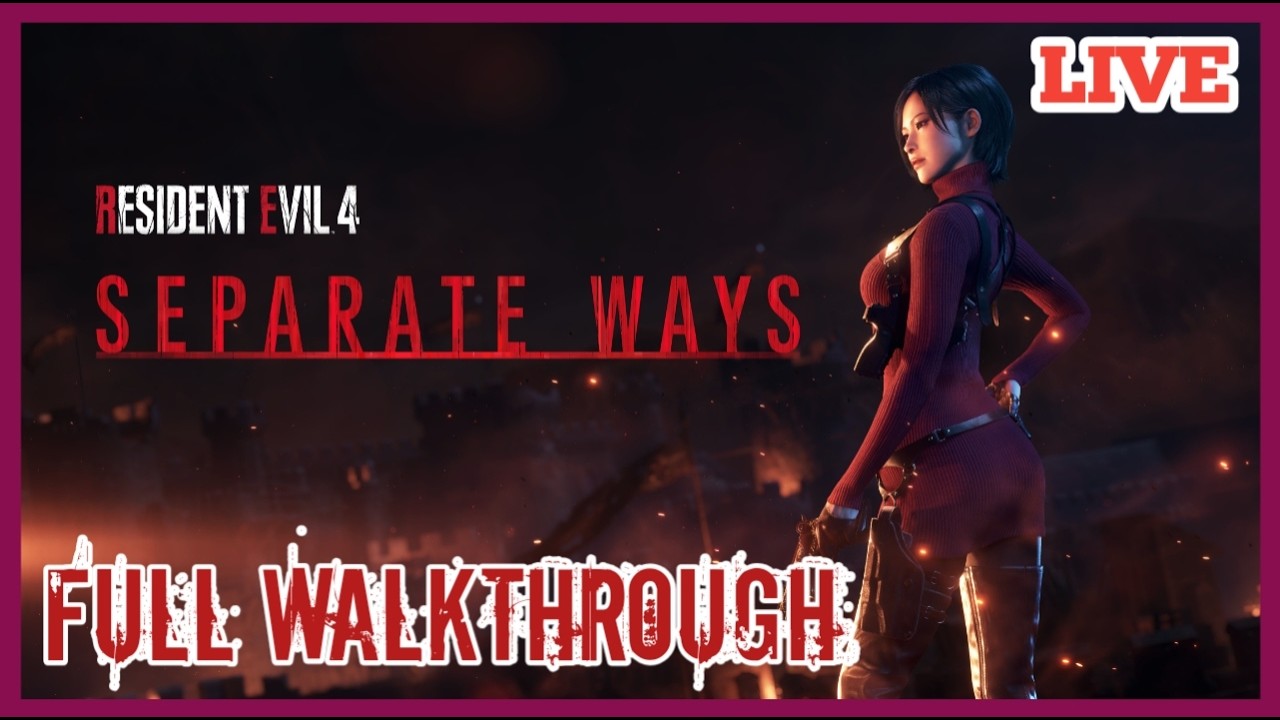 (( RESIDENT EVIL 4 SEPARATE WAYS )) Gameplay  Full Walkthrough....