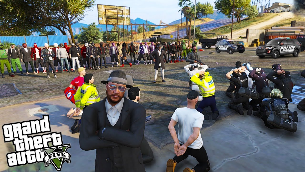 SINDICATUL CAPTUREAZA POLITIA! • GTA 5 FIVEM