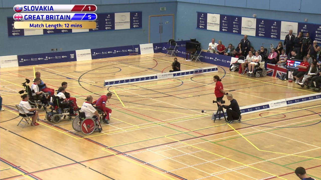 2015 Boccia Europeans - Conclusion of BC1/BC2 Team Final - GB v Slovakia