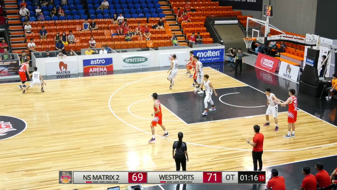 60th MABA/Matrix Agong Cup GAME13 19.40pm: NS MATRIX 2  vs WESTPORTS