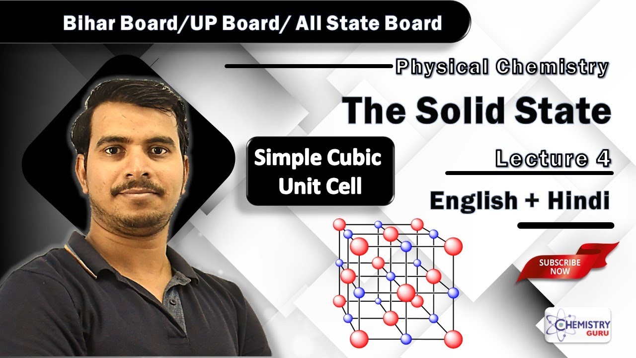 Unit Cell and Crystal Lattice | Understanding the Simple Cubic Crystal Solid state Ravi sir