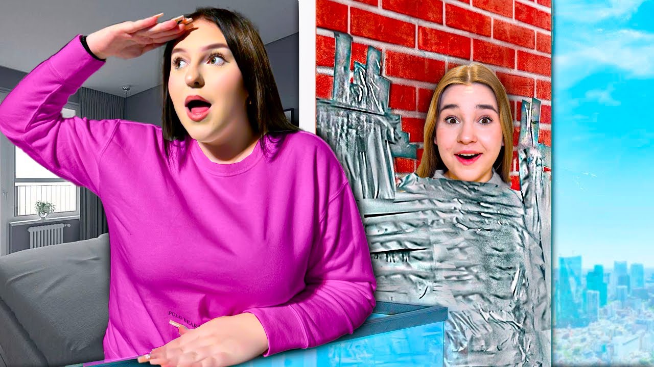 Cache Cache Extrême Avec Du Scotch, Elina Vs Amélya et Daniel !