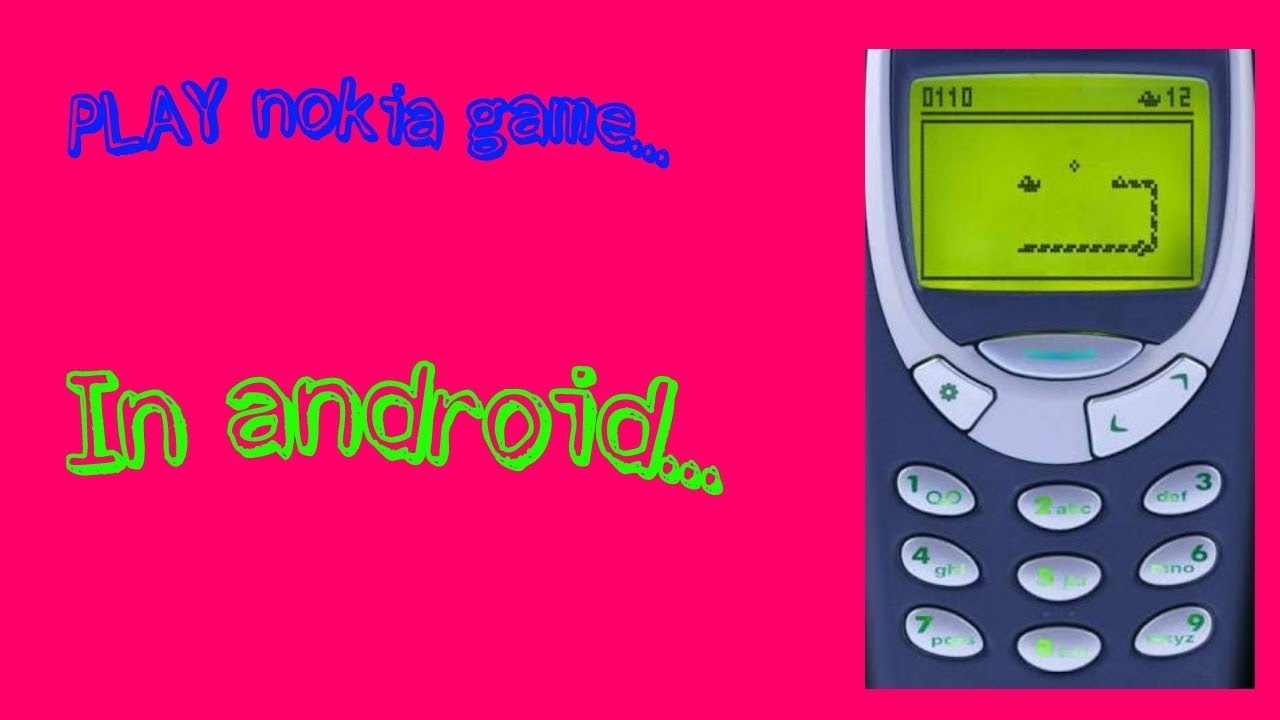 Technical fun |||HOW TO PLAY NOKIA 1100 SNAKE GAME ON YOUR ANDROID PHONE|||