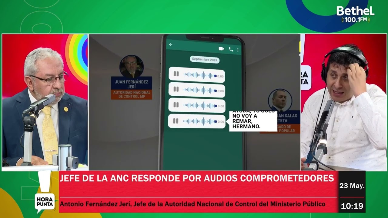 ¡EXCLUSIVA! JUAN FERNÁNDEZ JERÍ LLEGÓ A RESPONDER POR AUDIOS COMPROMETEDORES EN BETHEL NOTICIAS