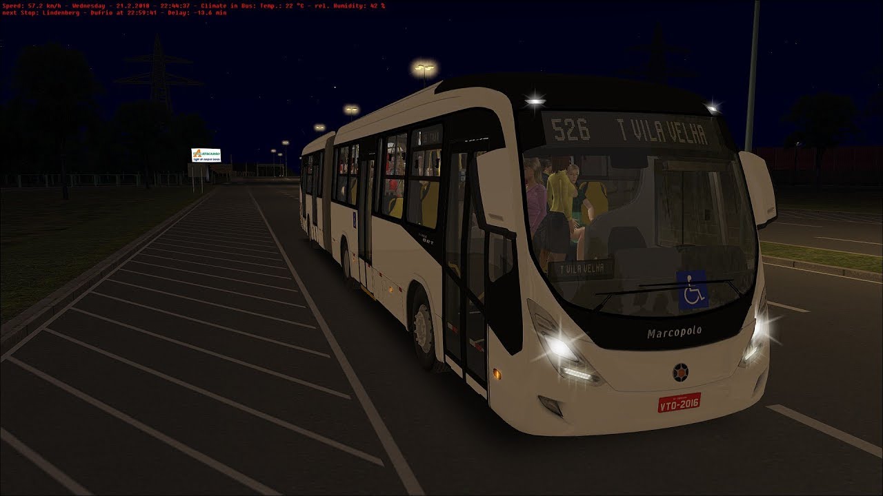[OMSI 2]  526 - T. CAMPO GRANDE / T. VILA VELHA  Via EXPEDITO GARCIA - Viale BRT o'500MA + G27