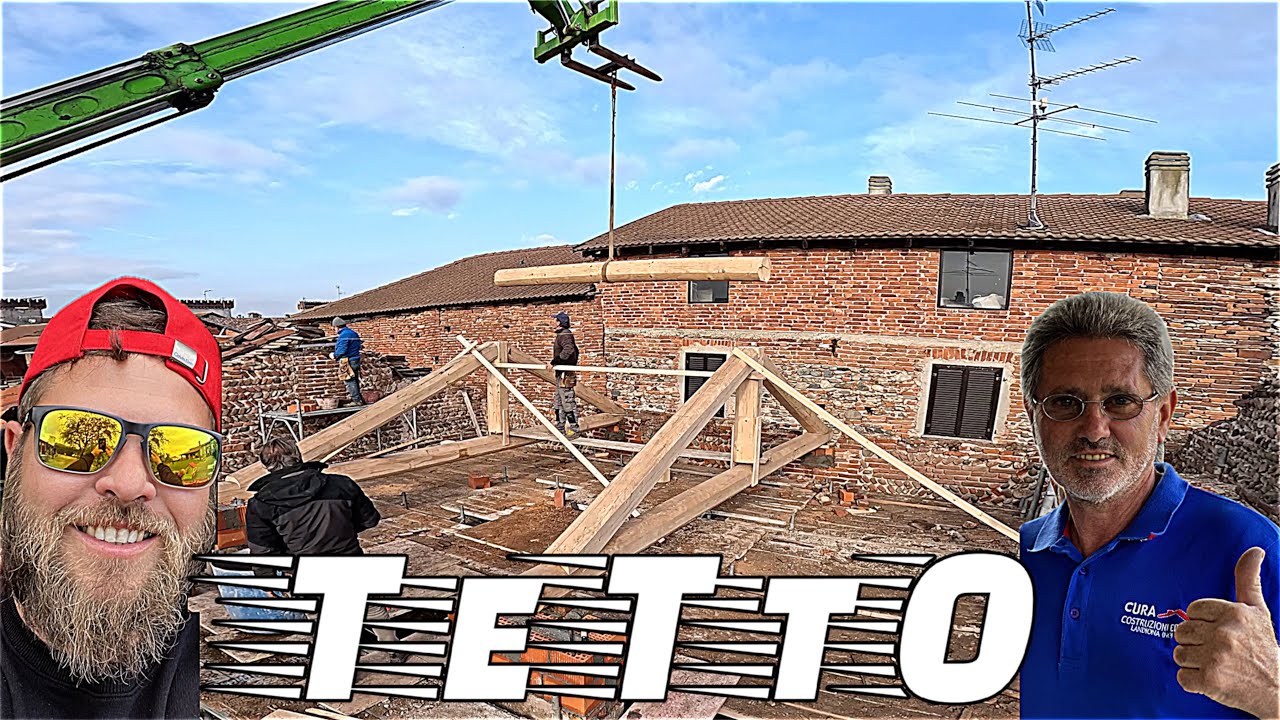 DEMOLIZIONE / COSTRUZIONE TETTO . 4K