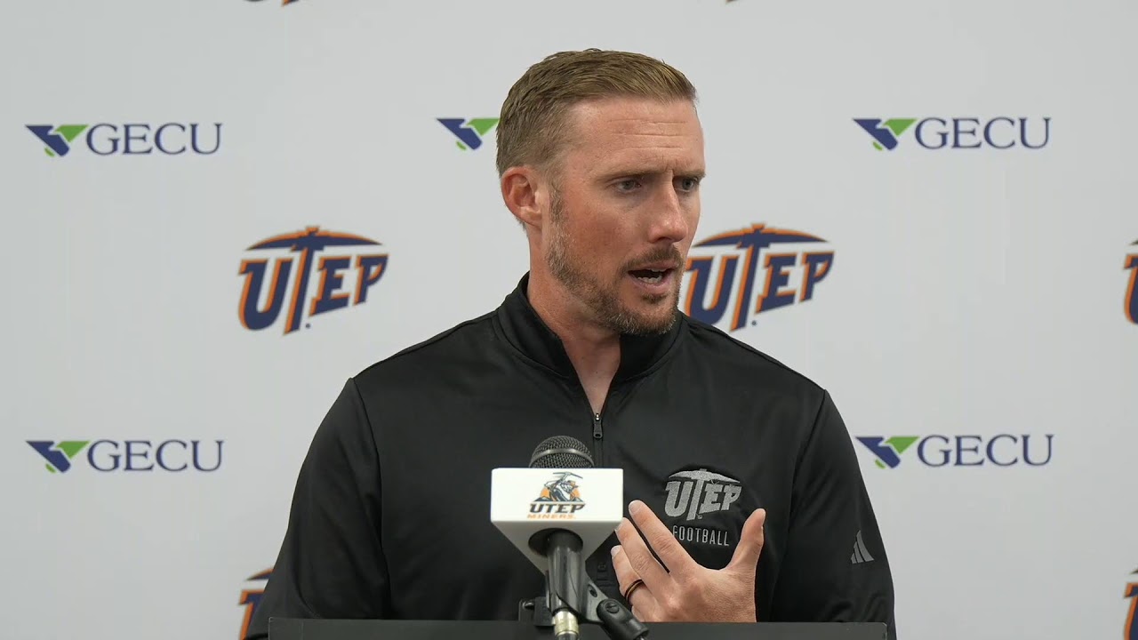 UTEP Football Press Conference - Week 4