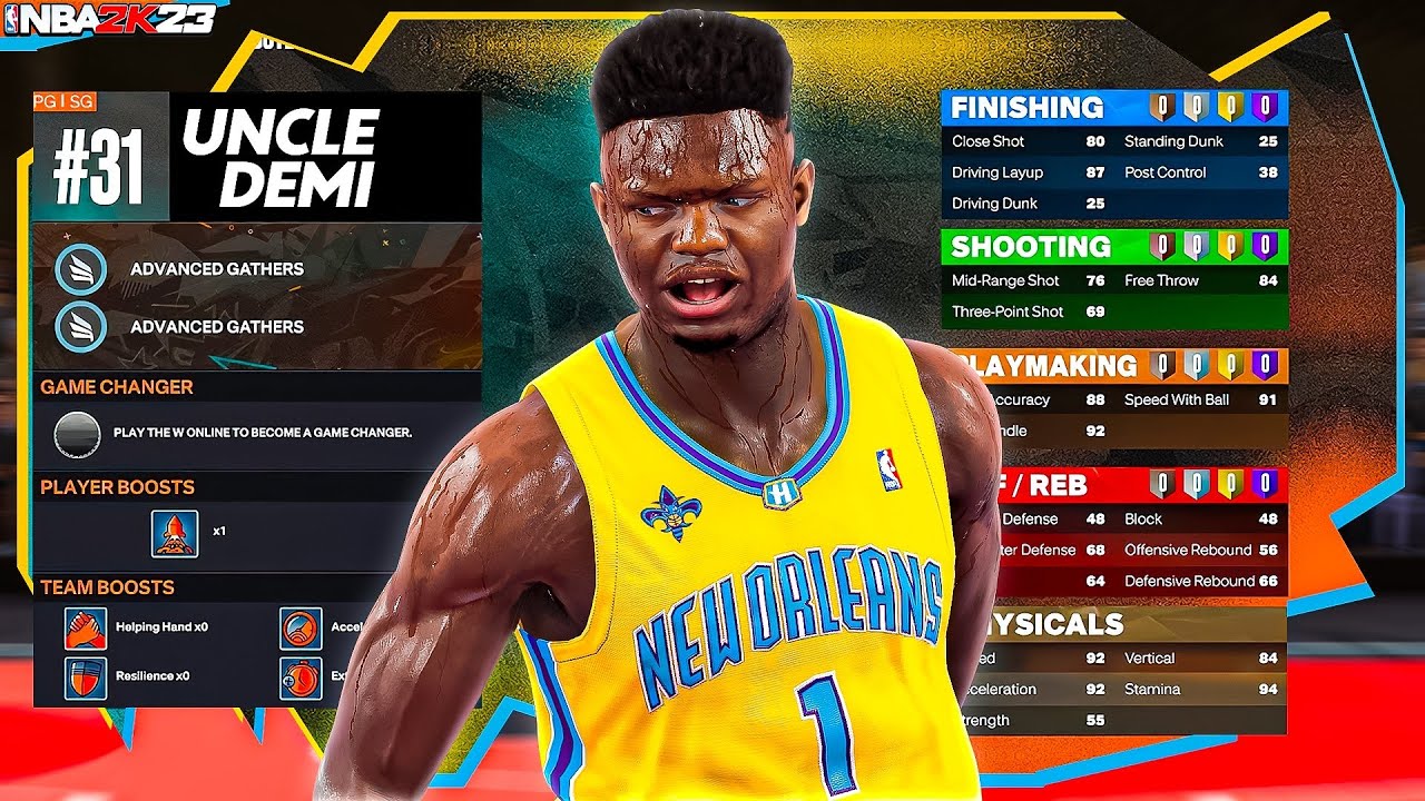 This is my build for NBA 2K23... Thank Me Later