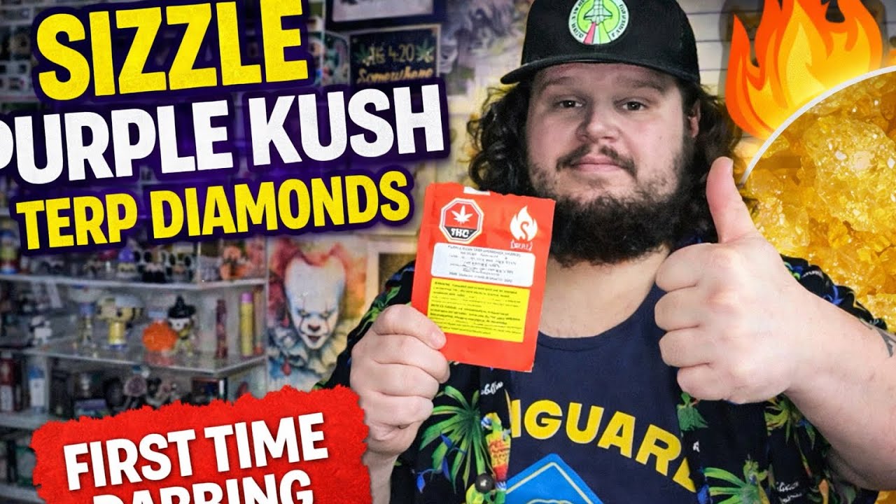 Sizzle Purple Kush Terp Diamonds Review | First Dab Reaction