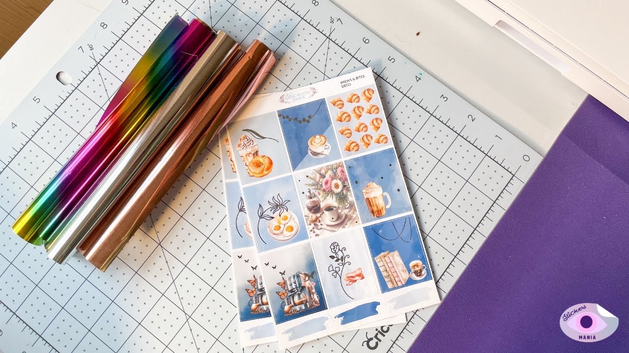 How to Foil Stickers with Toner on Inkjet Prints (Step-by-Step with Silhouette)
