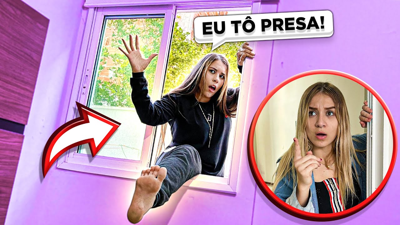 TRANQUEI A LARISSA PARA FORA DE CASA E ME ARREPENDI! (Ela se machucou)