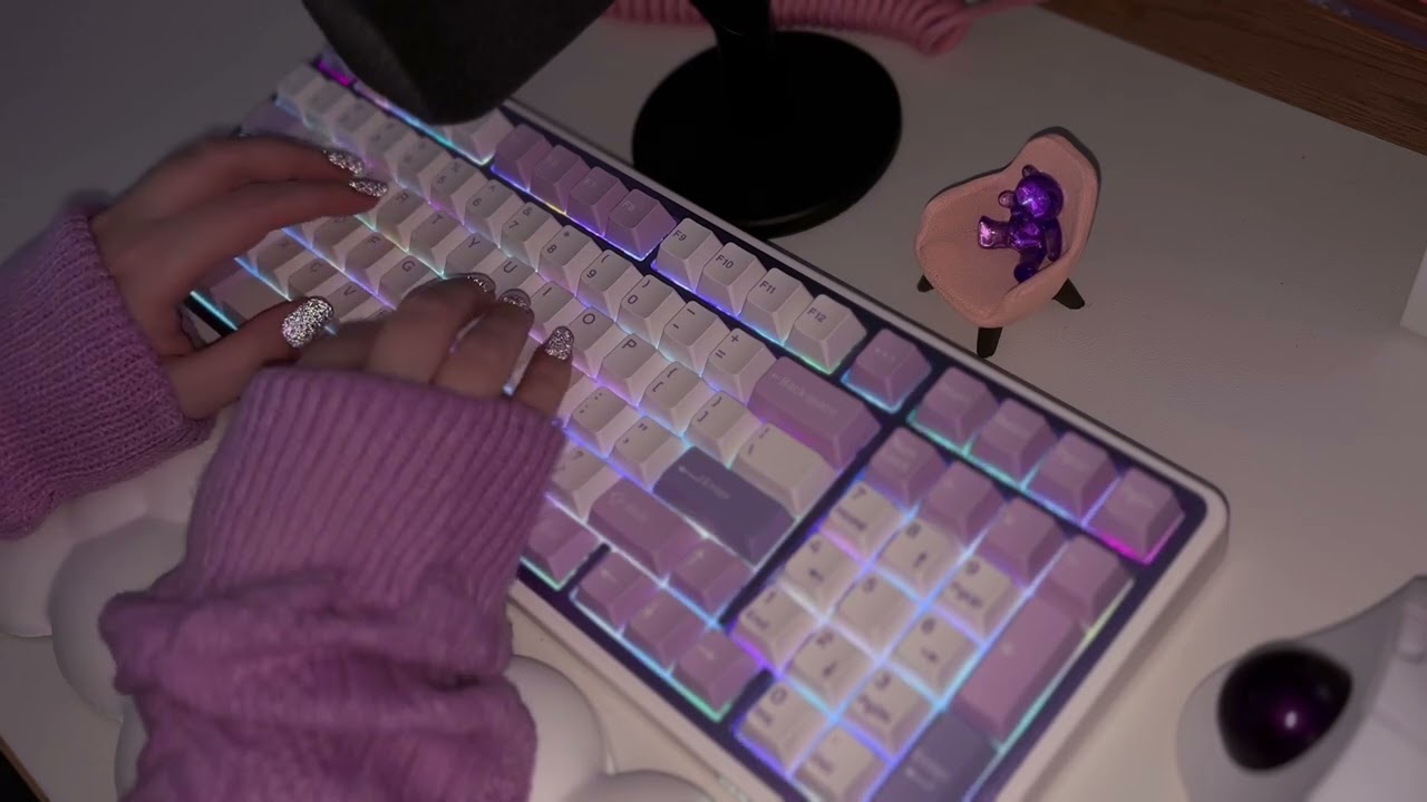 Keyboard ASMR for 1 hour with the Varmilo Minilo 98 pro Mechanical Keyboard for sleep