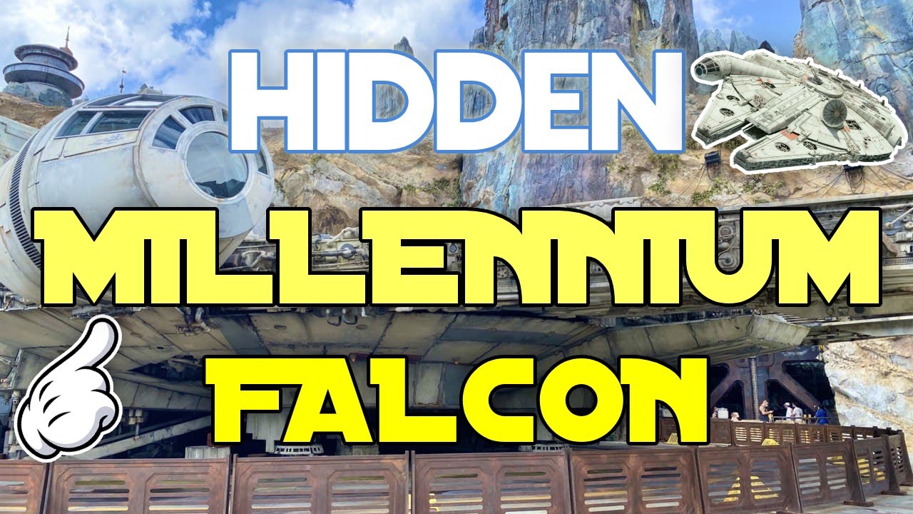 Try to Find this HIDDEN Millennium Falcon at Galaxy's Edge!😮