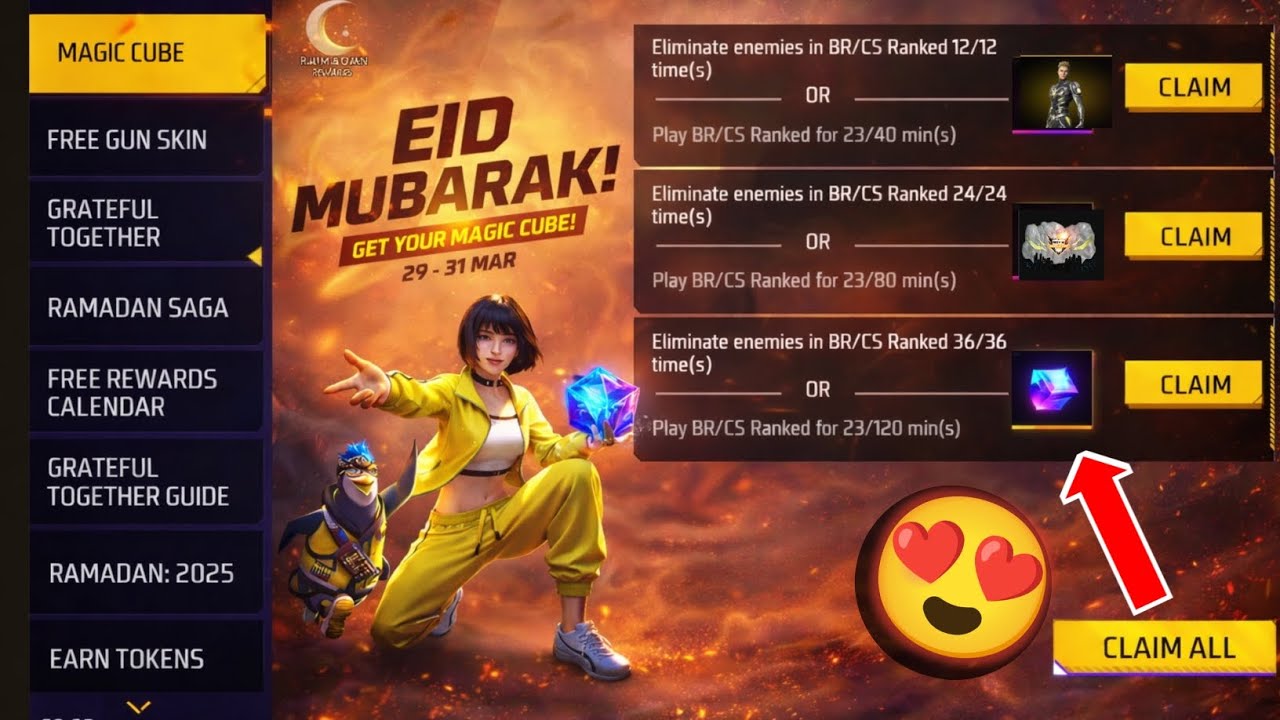 Free Magic Cube 😁  FIRE All Upcoming Events 2026 😱 Holi | Ramzan | Diwali Full Update! 💥