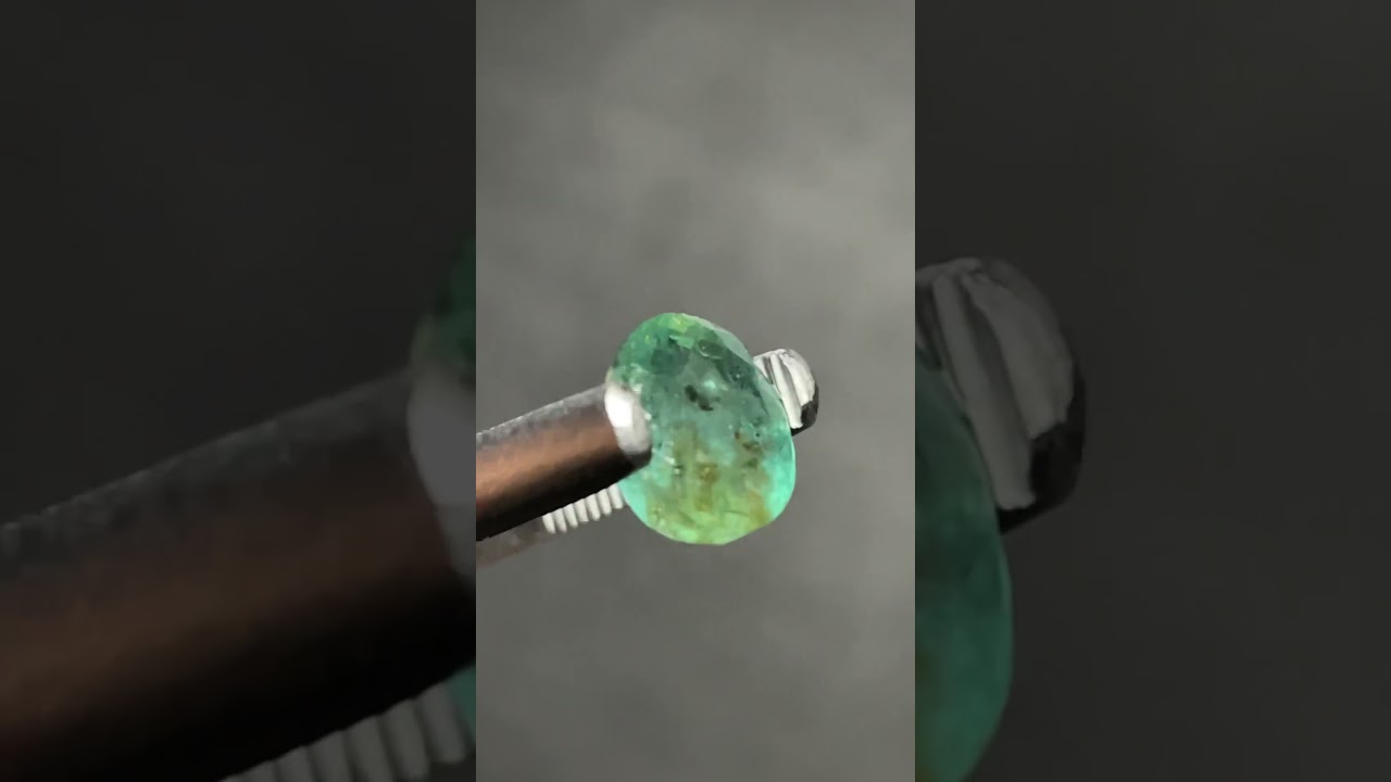 Inklusi Jardin pada Zamrud - Natural Emerald Beryl Inclusion