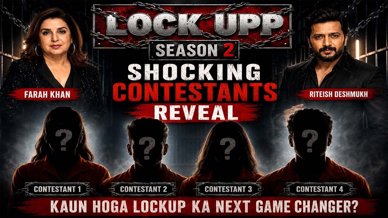 LOCK UPP 2 CONTESTANTS REVEALED : SHOCKING NAMES IN LOCK UPP 2  AAPKA FAVOURITE STAR HAI LIST MEIN ?