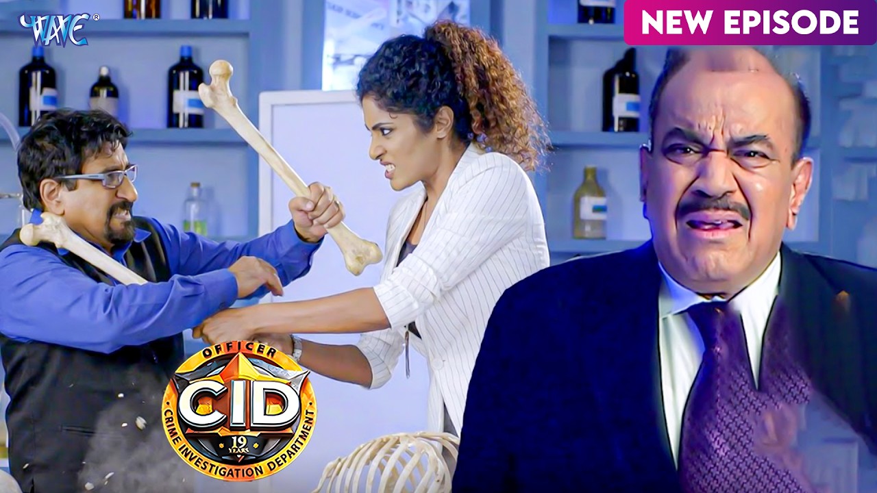 सालुंखे पर आया तारिका को गुस्सा, कंकाल की हड्डी निकालकर मारने लगी | CID | New Episode