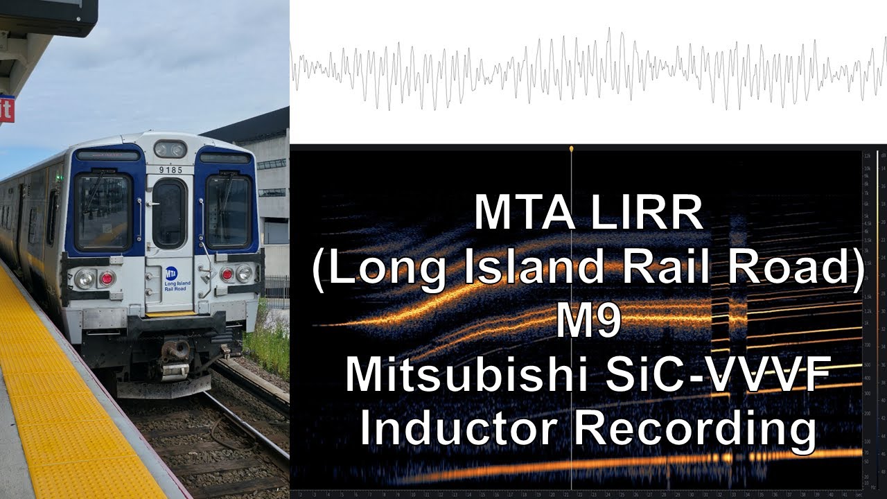 [Inductor Recording] MTA LIRR M9 Mitsubishi SiC-VVVF