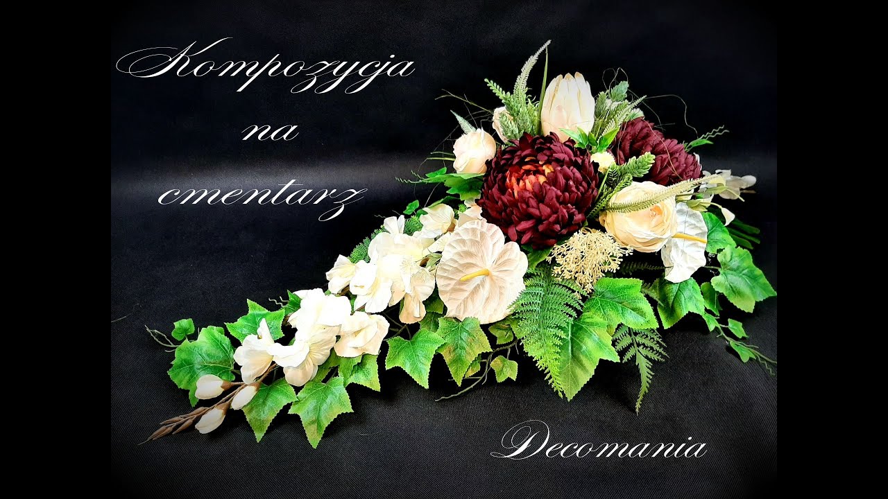 Wiązanka na Wszystkich Świętych// DIY// jak zrobić// grave decorations