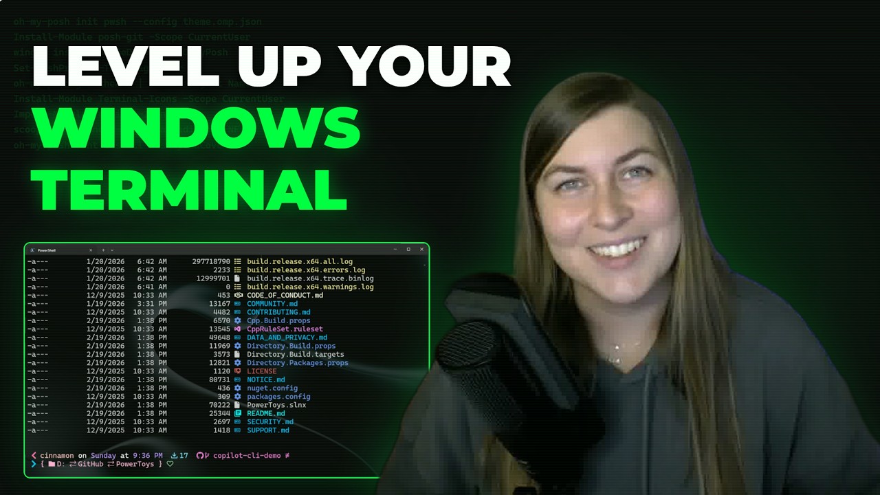 How to fully customize Windows Terminal with Oh My Posh (themes, fonts, icons, & more)