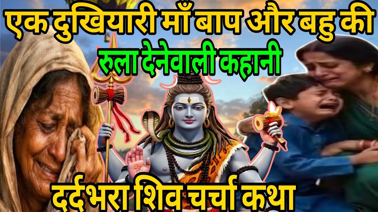  दुखियारी माँ बाप और बहु की रुला देनेवाली दर्दभरा शिव चर्चा कथा | शिव गुरु कथालय shiv guru kathalay 