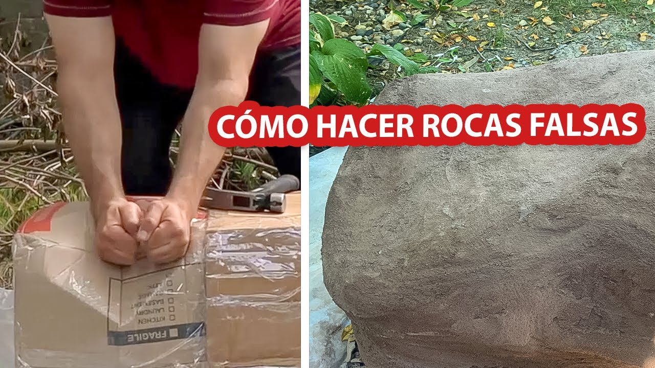 CÓMO HACER ROCAS FALSAS
