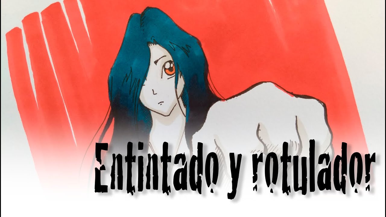 Entintado y rotulador. Cómic