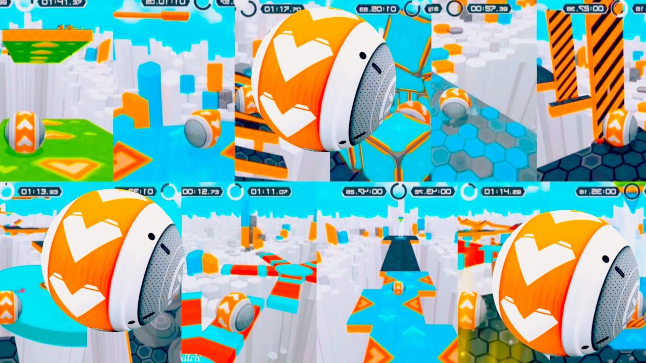 Gyrosphere Trials 🌈 COMPLETE ⏩ Forward vs ⏪ Reverse 💎 Gyro Balls ❄️ Snow White 💥 Nafxitrix Gaming