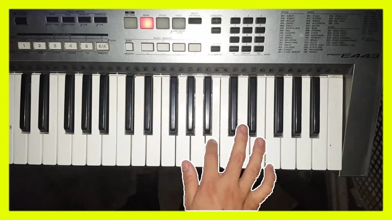 Pecador ven a el Julio Elias melodía en teclado nota mi mayor #DSR_Pianista