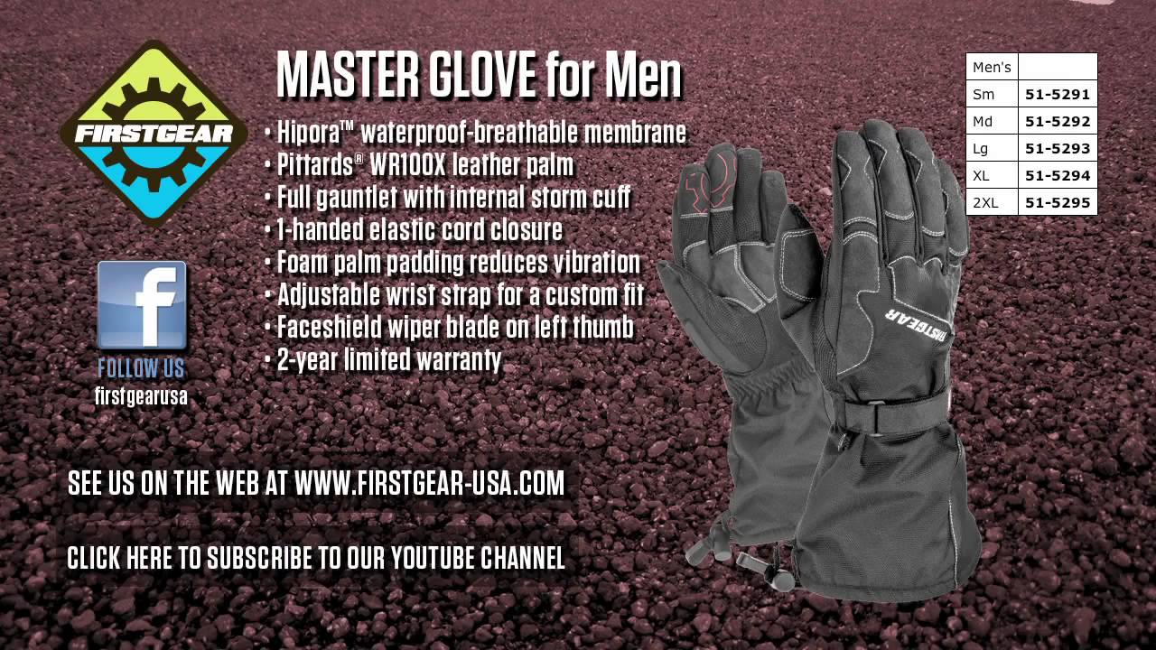 First Gear Master Gloves