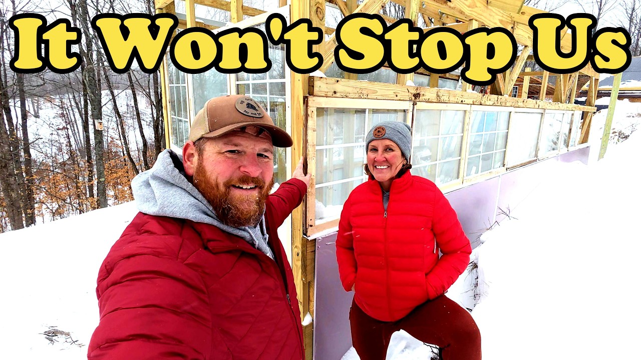 Winter Won't Stop Us-  Greenhouse Build Resumes