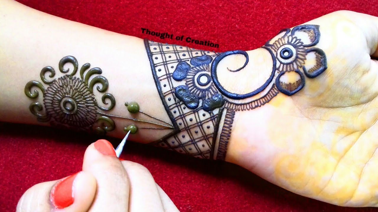 Unique Arabic Mehndi Design for Hand |Thought of Creation