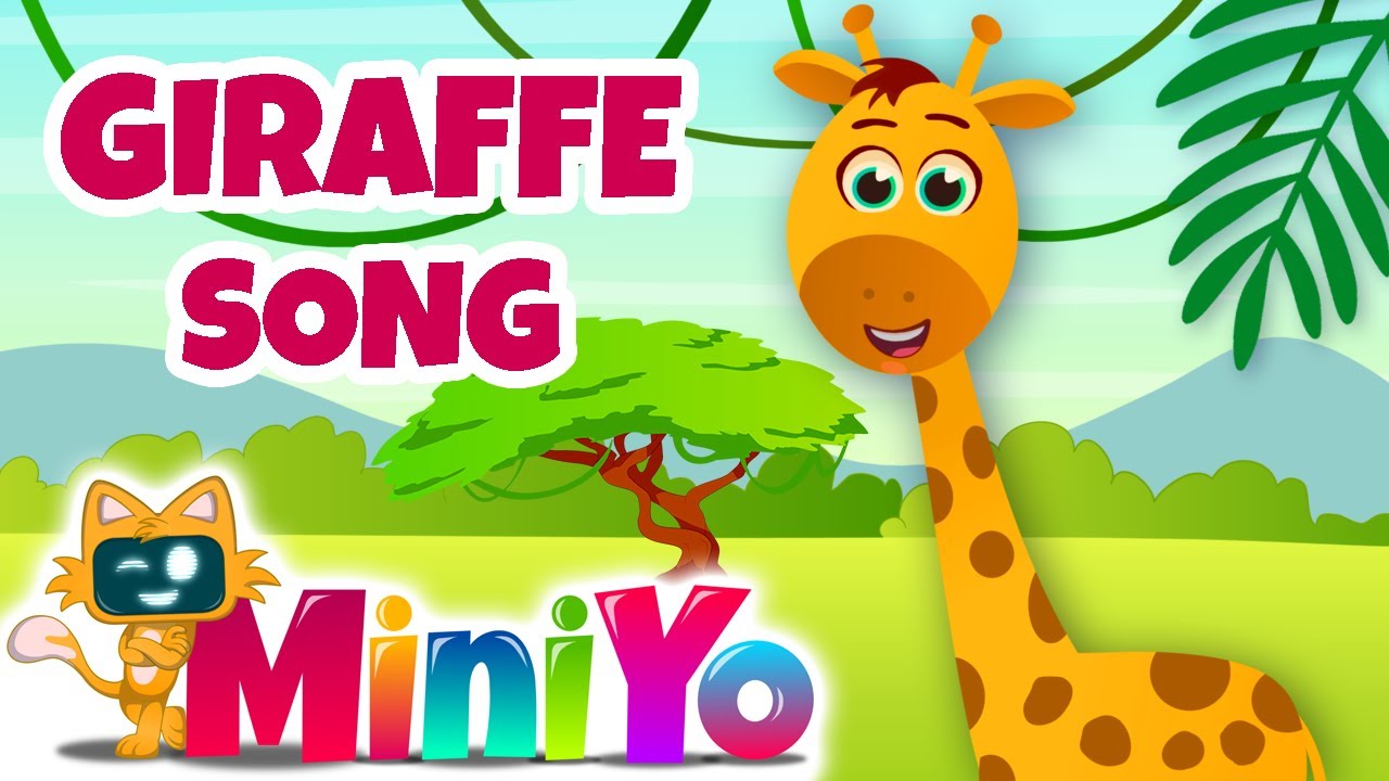 Giraffe Song for Toddlers | Animals for Kids