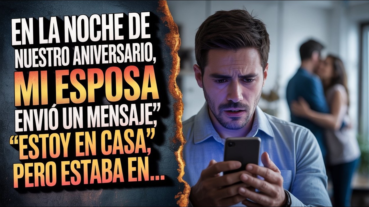 «En la noche de nuestro aniversario, mi esposa envió un mensaje ‘Estoy en casa’, pero estaba en los