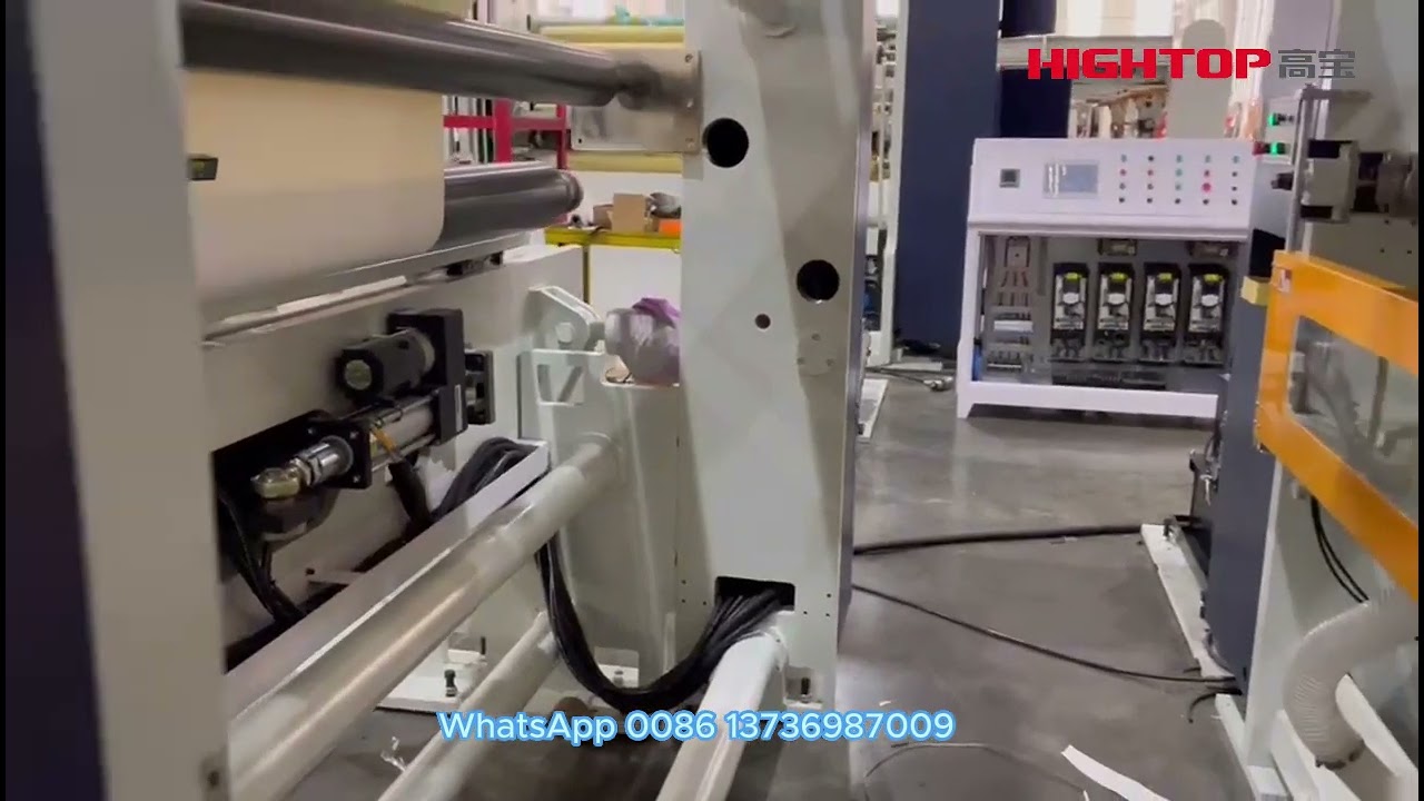 DGFQ2000 cup paper jumbo roll slitting bottom rollers rewinding machine unwinding diameter 1700mm