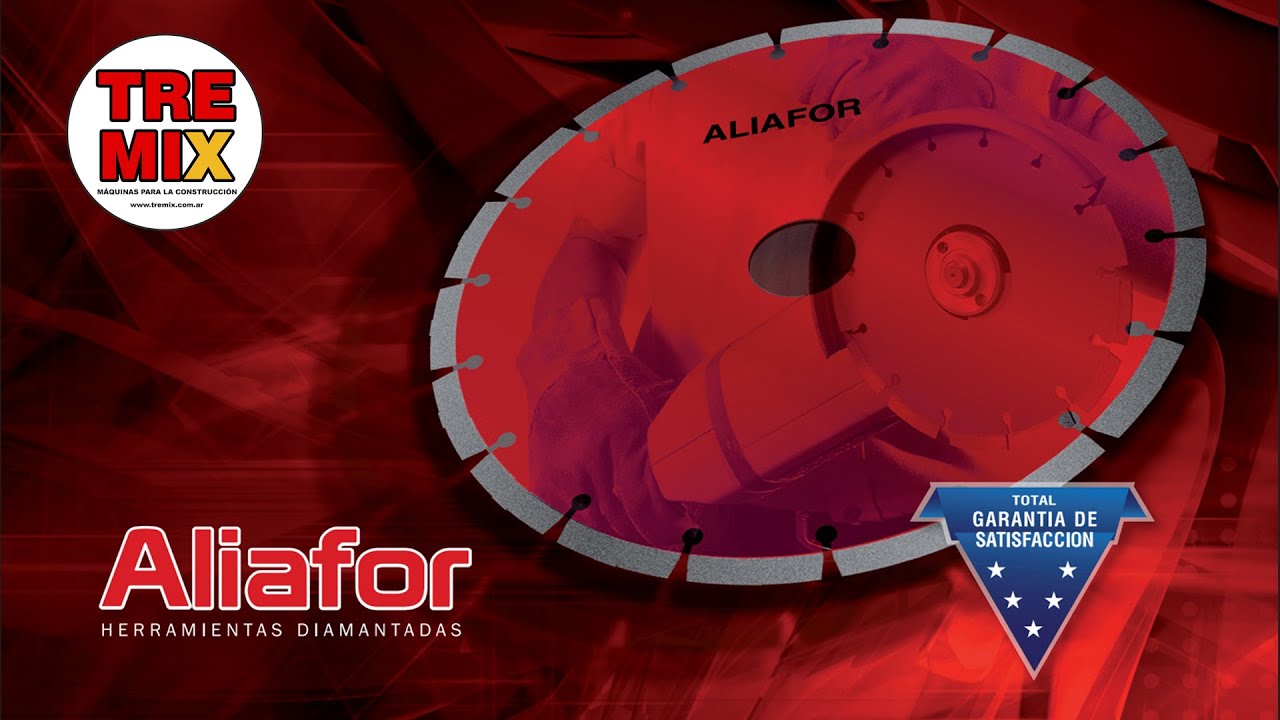 Discos Diamantados Aliafor para Pavimento y Asfalto - Somos Distribuidores Oficiales