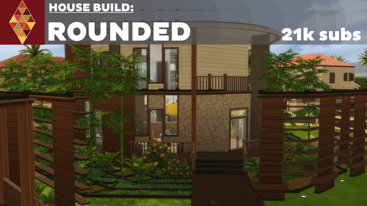 The Sims 4 - House Build - Rounded