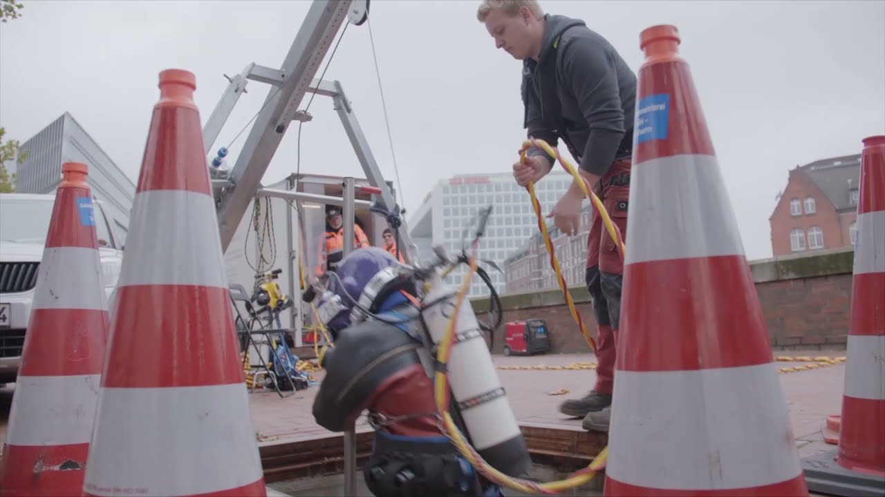 Bauwerksprüfung unter Wasser