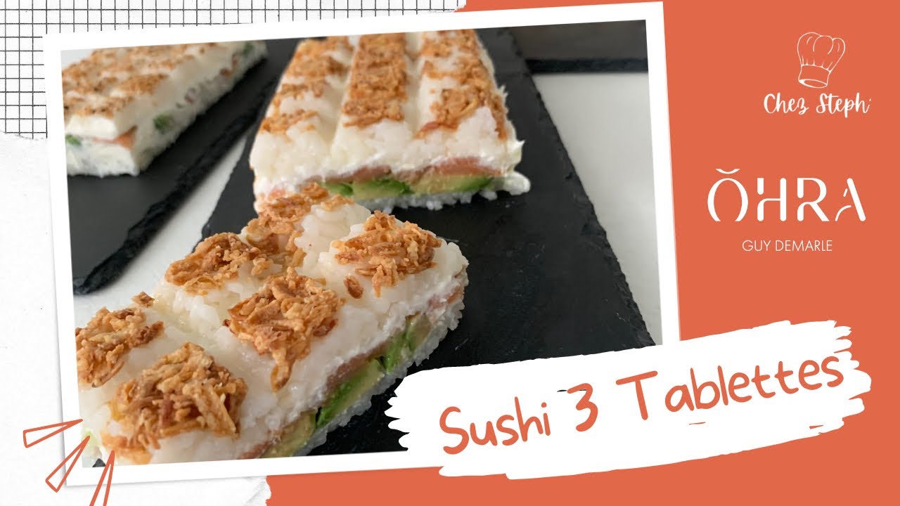 SUSHI 3 TABLETTES : l'atelier culinaire Guy Demarle