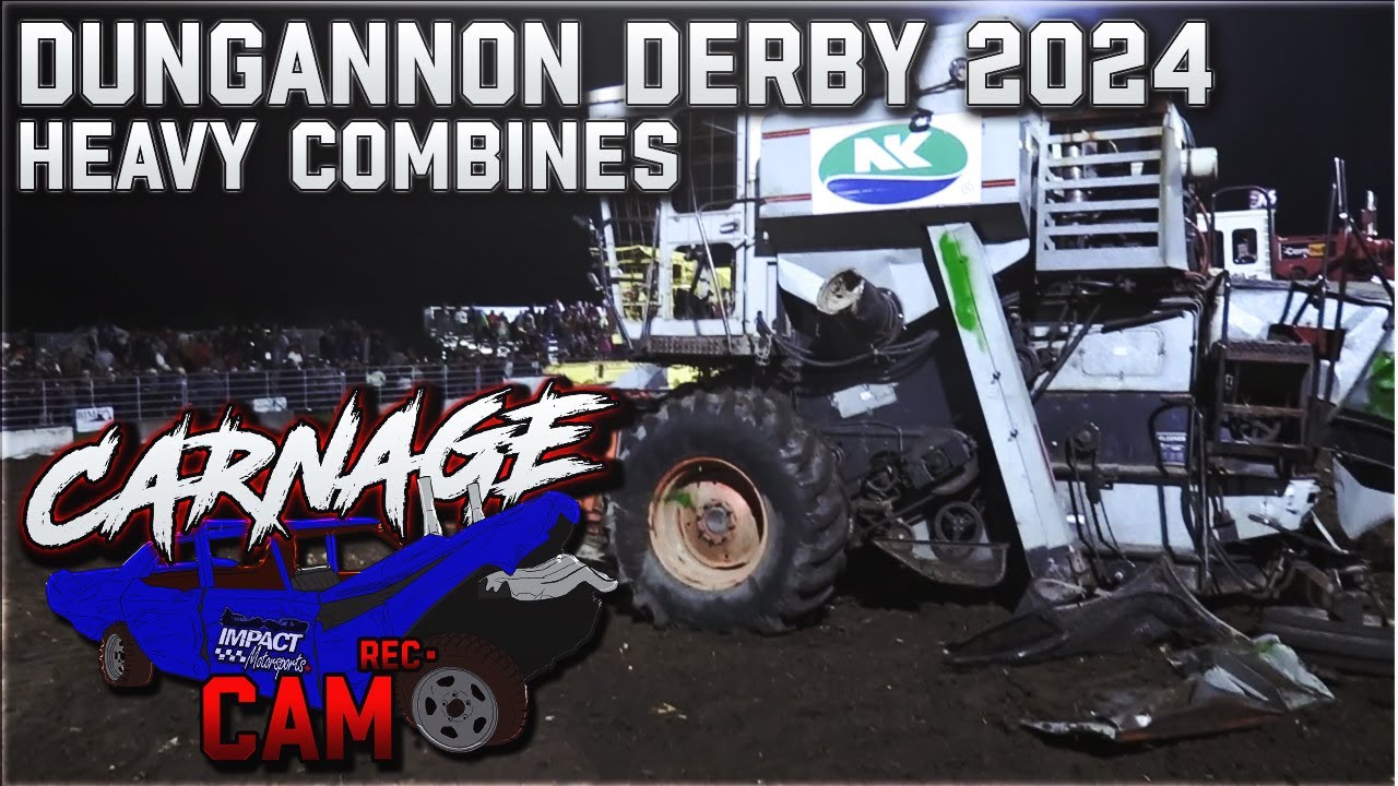 CARNAGE CAM - Heavy Combines - 2024 Dungannon Super Pull & Derby