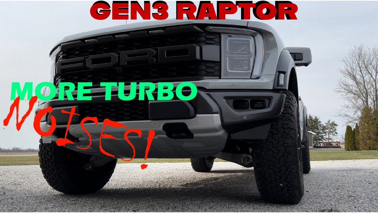 2023 GEN 3 Ford Raptor First MODS! BOV adapter and K&N Air Filter Install.