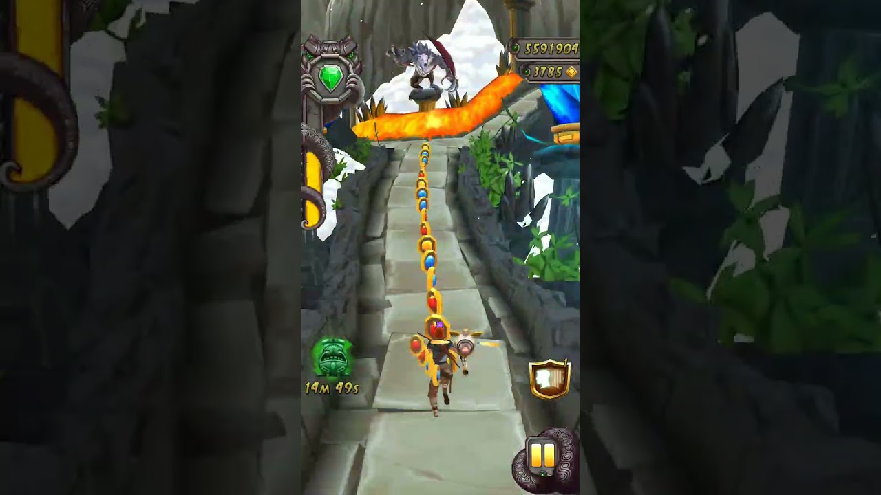 Temple Run 2 volcano island