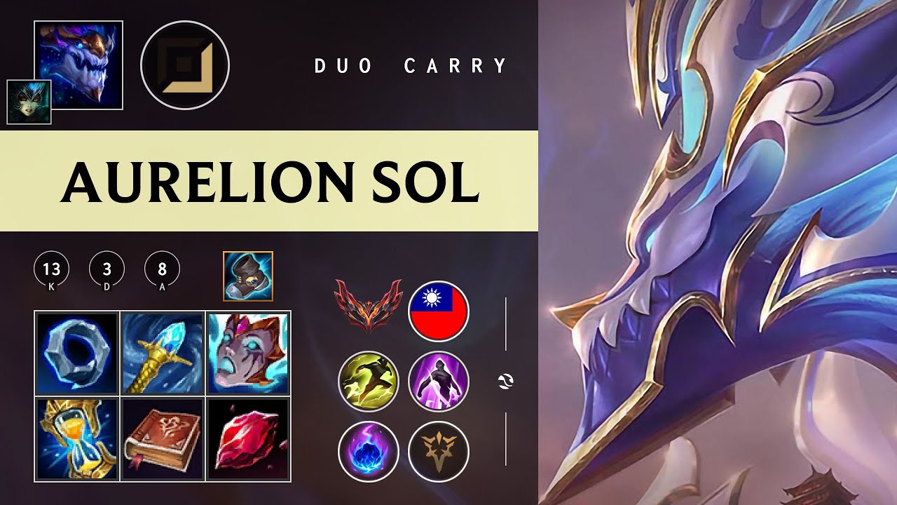 Aurelion Sol Carry vs Varus - TW Grandmaster Patch 26.02