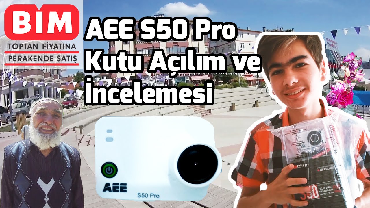 299TL BİM - AEE S50 Pro Motorcu Aksiyon Kamerası Kutu Açılım ve Teknolojik İncelemesi - Kessin İzle