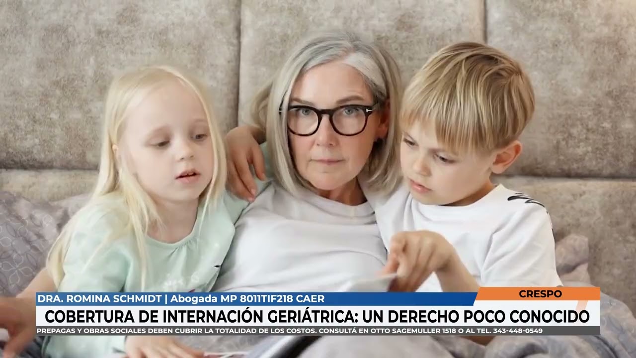 Romina Schmidt - Cobertura de internación geriátrica, un derecho poco conocido