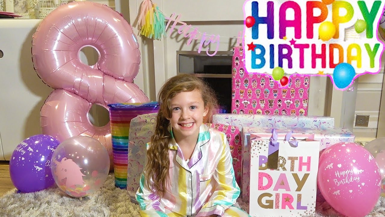 Isla's 8th Birthday Opening Presents!!