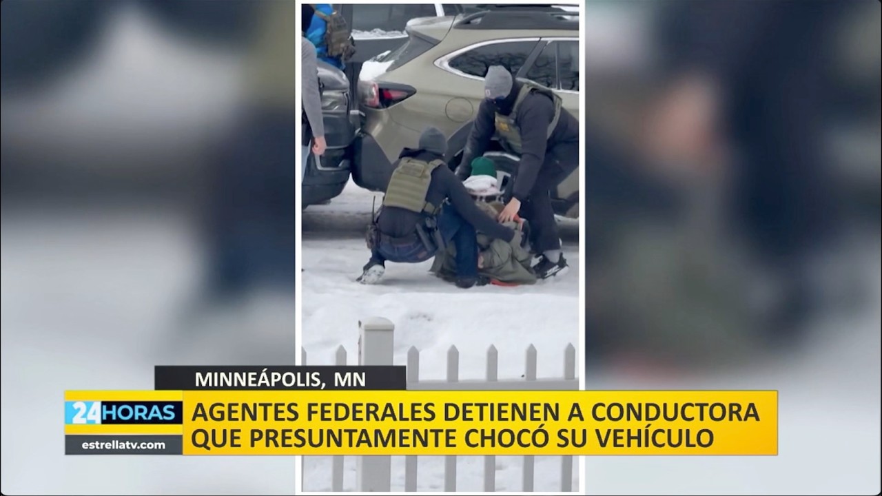 🟨 Arresto de mujer que ICE culpa de chocar su vehículo | 23 de Enero | Noticiero 24 Horas