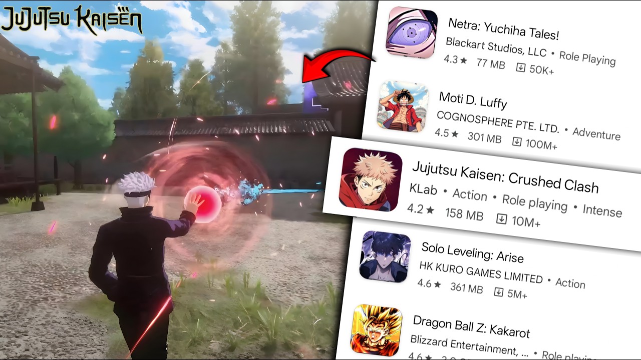 I Got Best Anime Games In Playstore 😍