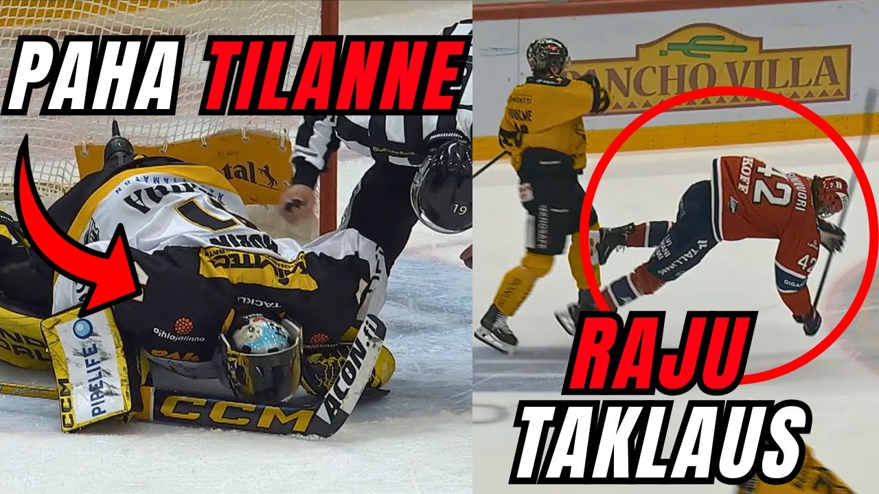 Rajuja tilanteita ja pahoja loukkaantumisia! - Viikonlopun Liigan huippuhetket