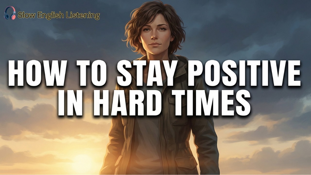 How to Stay Positive in Hard Times | Learn English Through Motivation | English Listening Practice